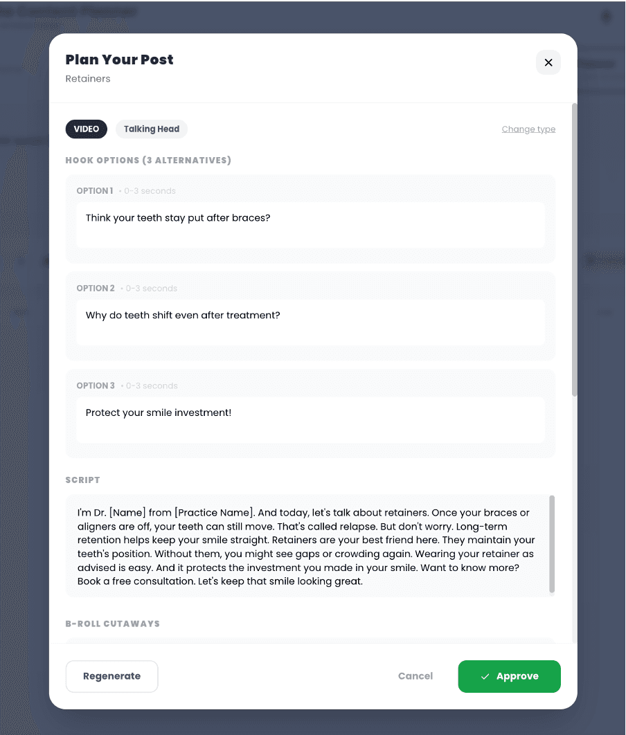 AI Generated Post Content