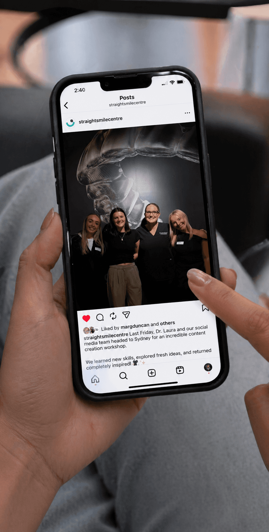 Social media content for orthodontic practices